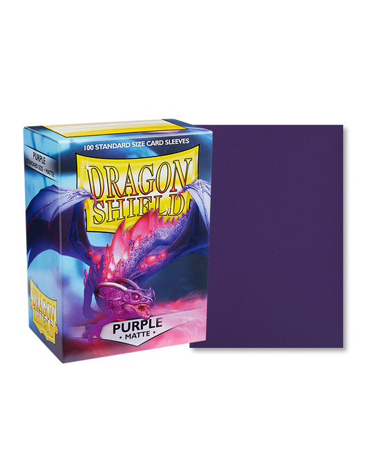 Dragon Shield Purple Matte Sleeves - Standard Size