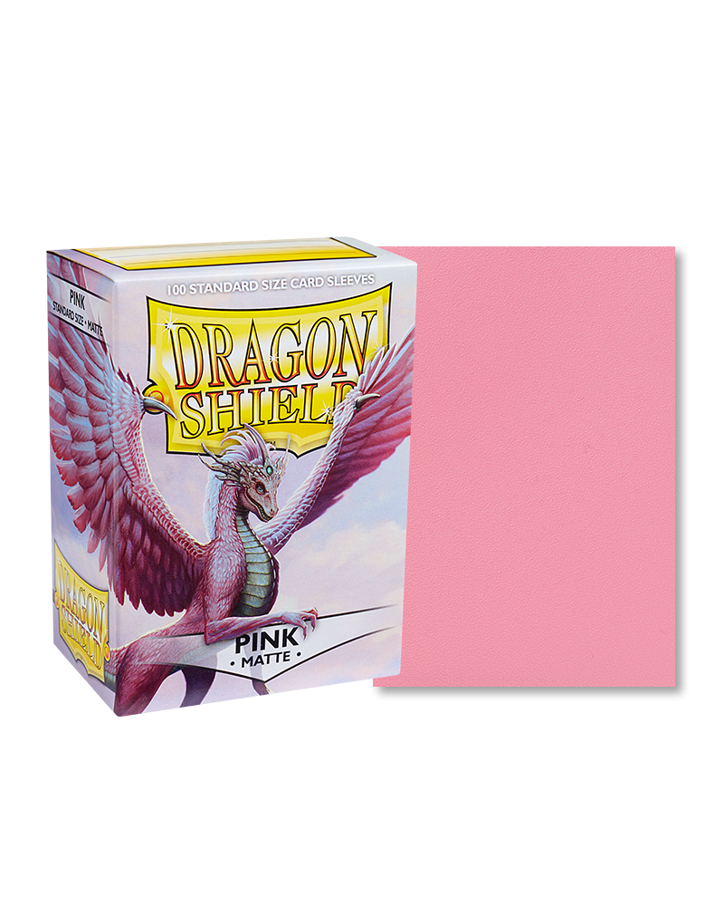 Dragon Shield Pink Matte Sleeves - Standard Size