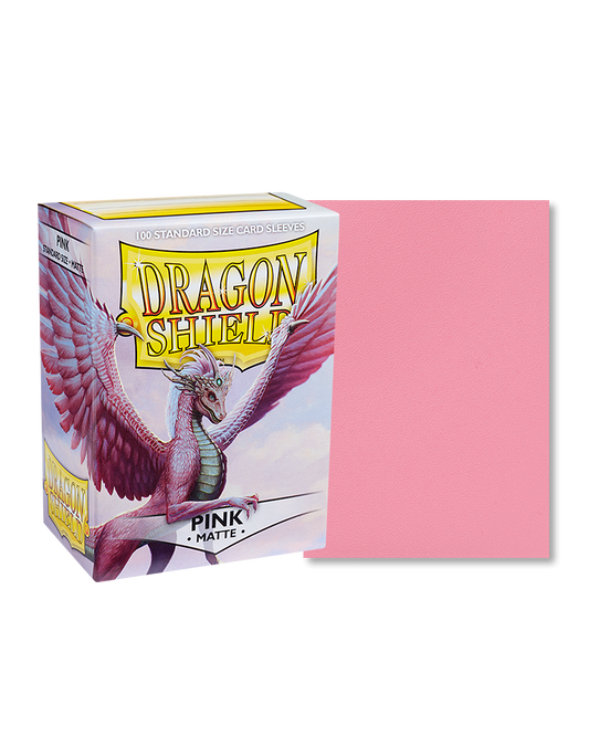 Dragon Shield Pink Matte Sleeves - Standard Size