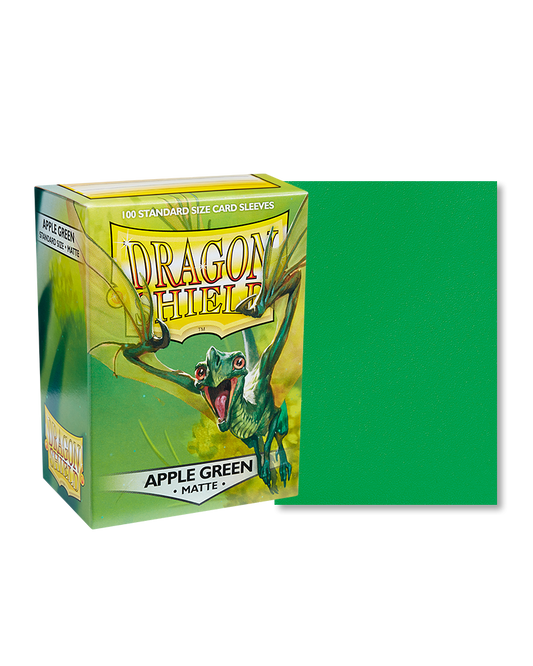 Dragon Shield Apple Green Matte Sleeves - Standard Size