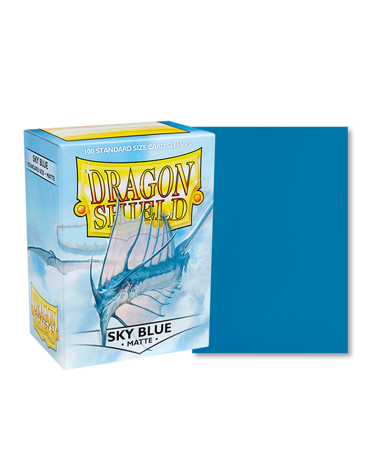 Dragon Shield Sky Blue Matte Sleeves - Standard Size