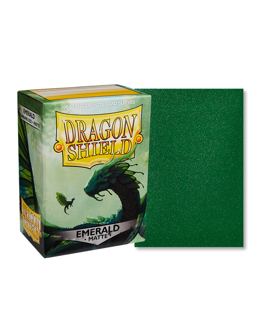 Dragon Shield Emerald Matte Sleeves - Standard Size