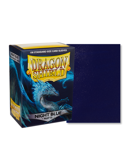 Dragon Shield Night Blue Matte Sleeves - Standard Size