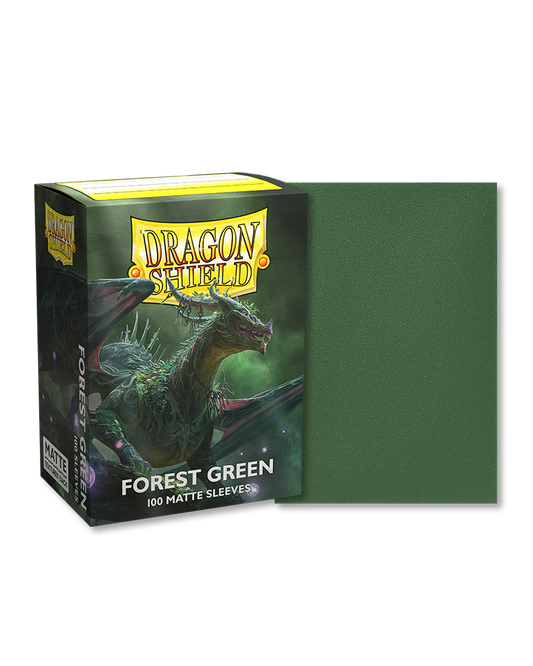 Dragon Shield Forest Green Matte Sleeves - Standard Size