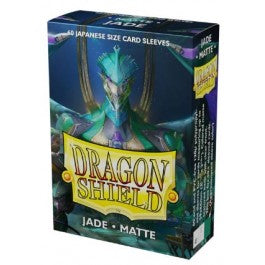 Dragon Shield Jade Matte Sleeves - Japanese Size