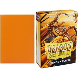 Dragon Shield Orange Matte Sleeves - Japanese Size