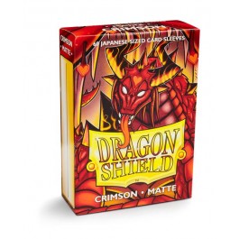 Dragon Shield Crimson Matte Sleeves - Japanese Size