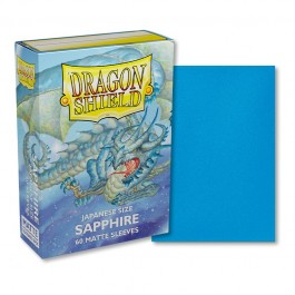 Dragon Shield Sapphire Matte Sleeves - Japanese Size