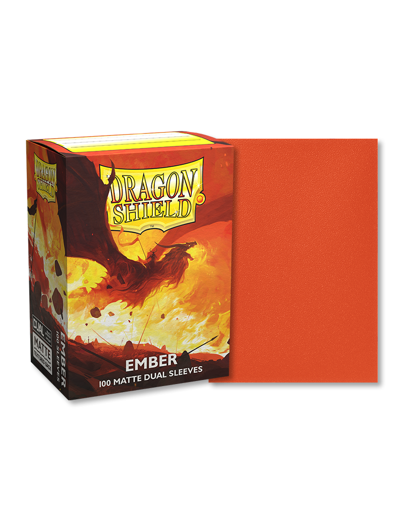 Dragon Shield Ember Dual Matte Sleeves - Standard Size