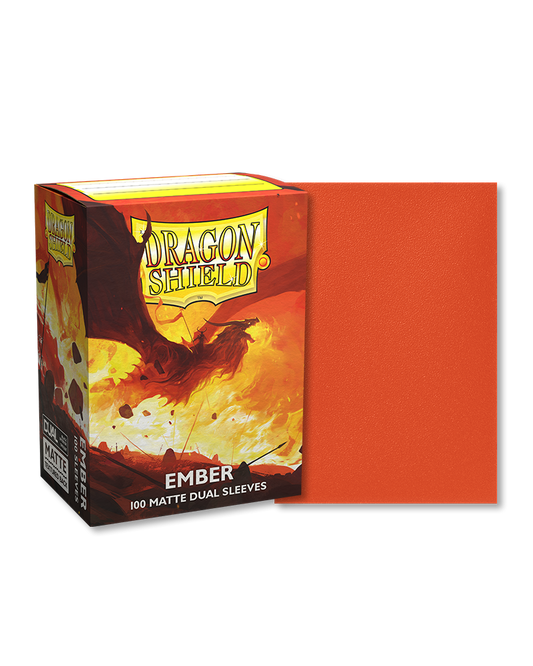 Dragon Shield Ember Dual Matte Sleeves - Standard Size