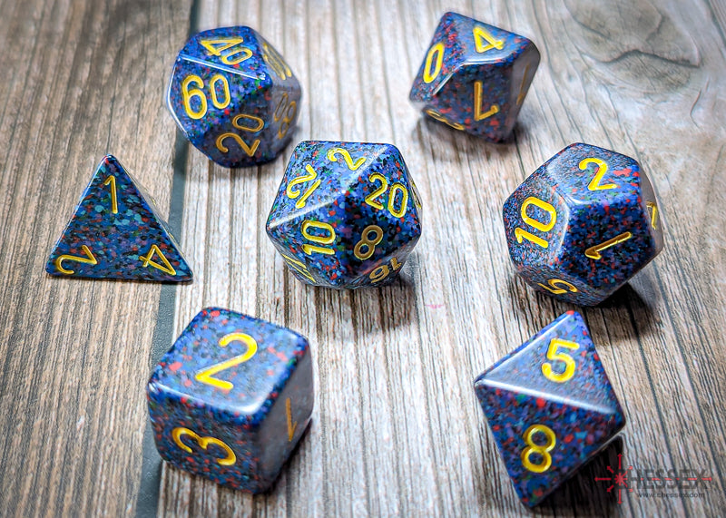 Chessex Speckled Twilight Polyhedral 7-Die Set